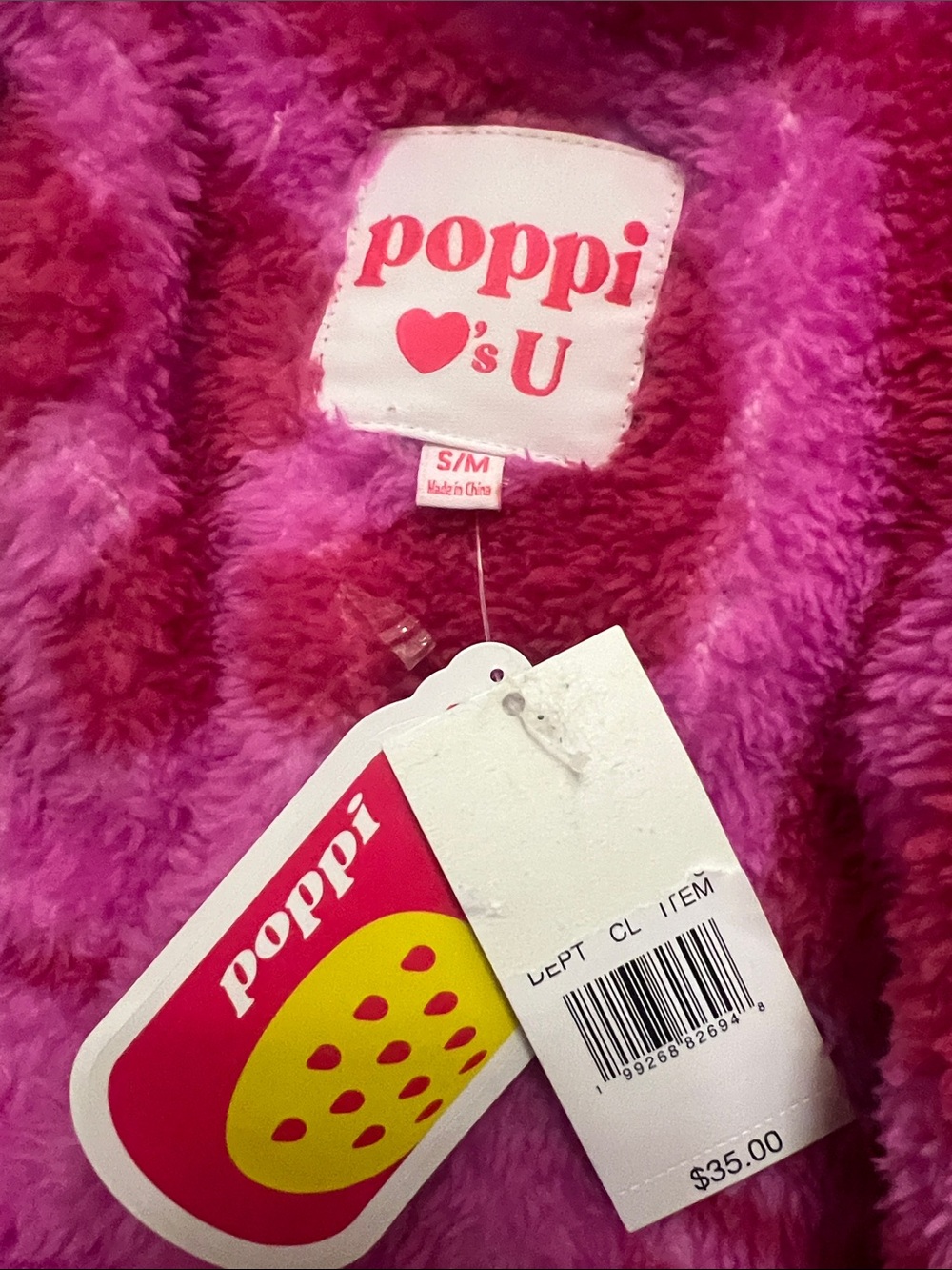 Poppi Bath Robe Pink - Picture 9 of 13